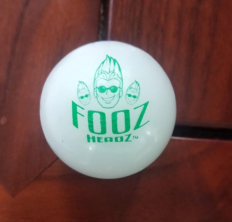 Fooz Headz Glow in The Dark Foosball Balls (6-Pack). Great Fun for Home, Schools, Rec Centers and More. Lightning-Fast Foosballs! (White Balls That Glow Green in The Dark) - Image 3